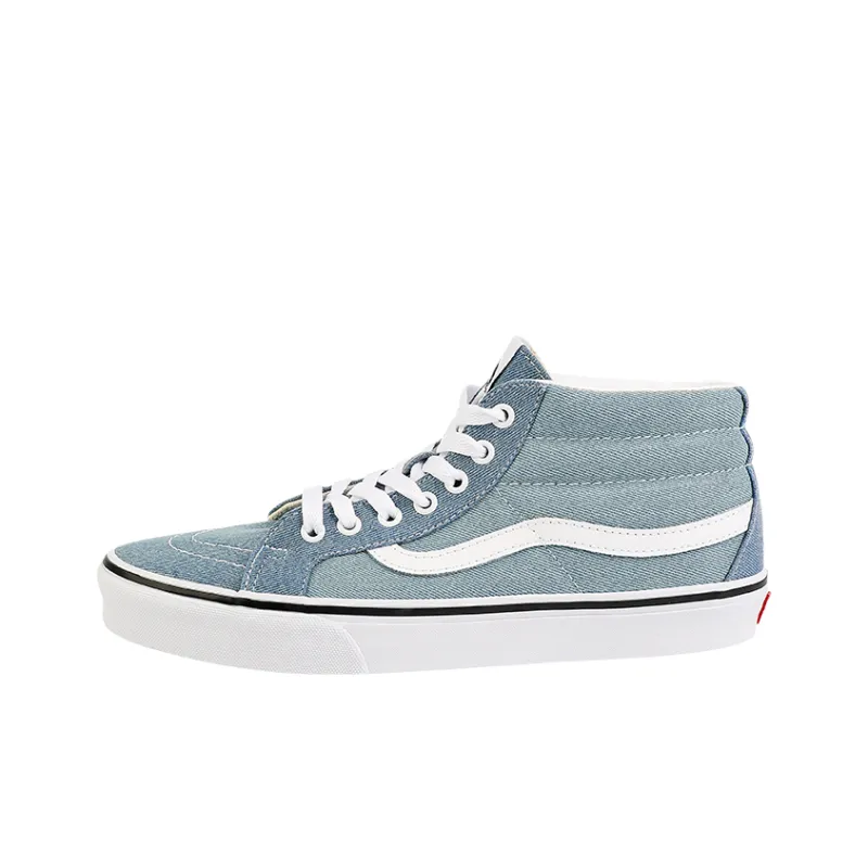 Denim low top vans best sale