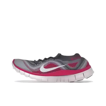 Nike Free Flyknit 5 Grey Pink Foil Women's