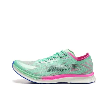 DUANGOU Running Shoes Unisex Low Top Aqua Green/Peach Pink