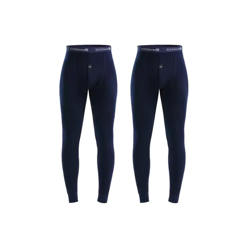 H YXIANG Thermal Pants Men's 2 Pack-5