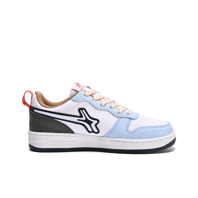 Crocodile Low-Top Casual Flexible Fit Unisex White Blue Green Skateboard Shoes-2