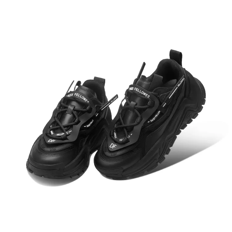 Daisy Fellowes Devil One Chunky Sneakers Unisex Low Top Black-3