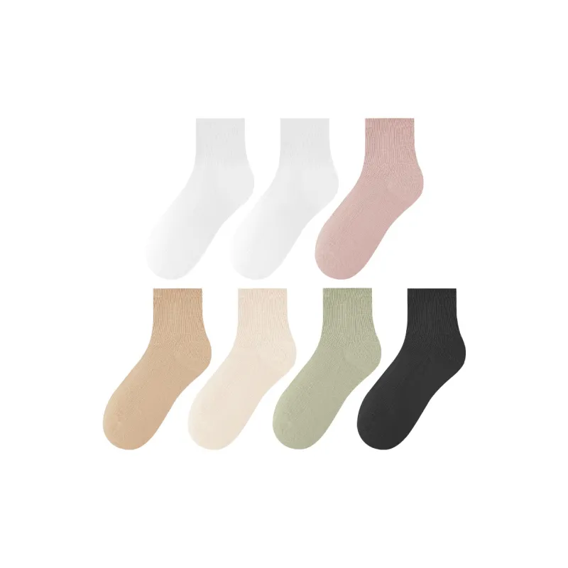 2323 Mid Calf Socks Women's Combo Set-12
