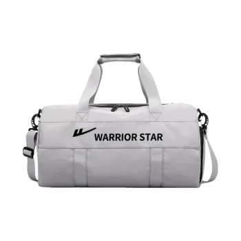 Warrior Oxford One Shoulder Portable Crossbody Bag Luggage Yoga Bag Gym Bag Travel Bag Regular Unisex Gray