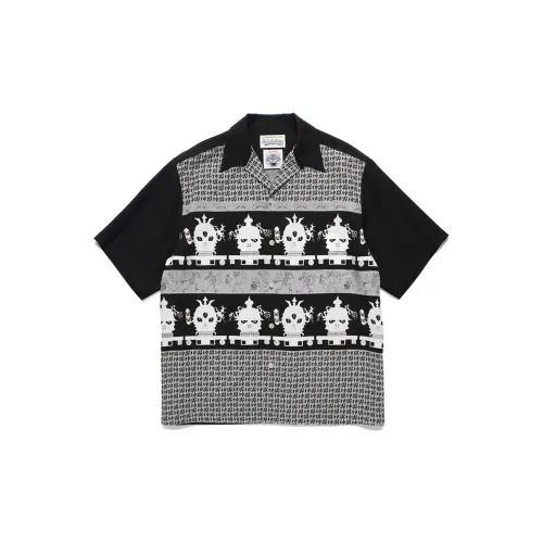 WACKO MARIA WOLF'S HEAD Collaboration Edition Shirts Unisex Gray