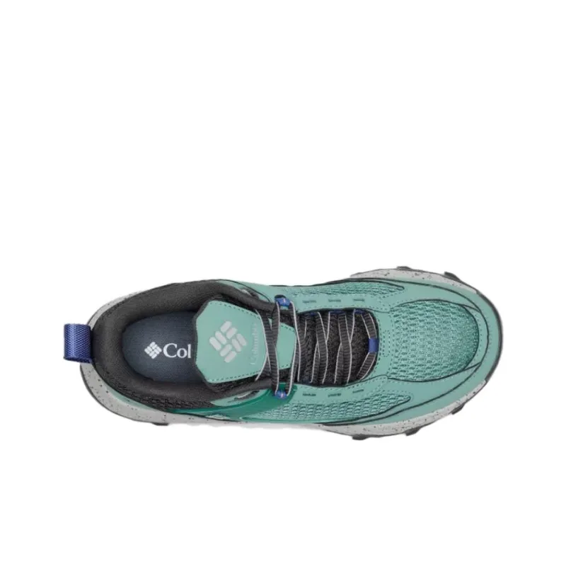 Columbia HATANA Anti-Slip Wear-Resistant Low-Top Trekking Shoes Women's Green Gray-3