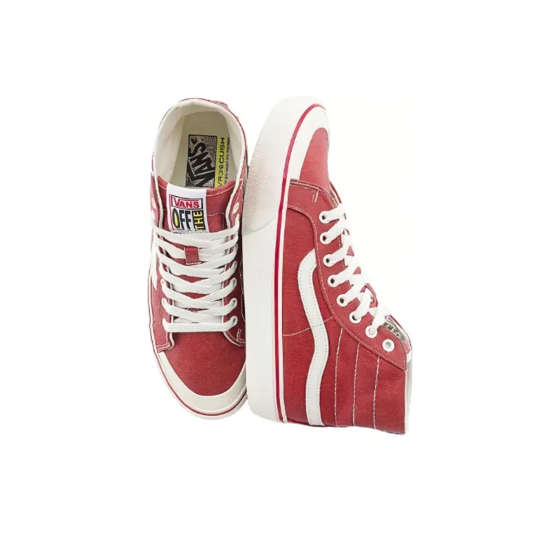 Vans SK8 HI 'Red White'-4