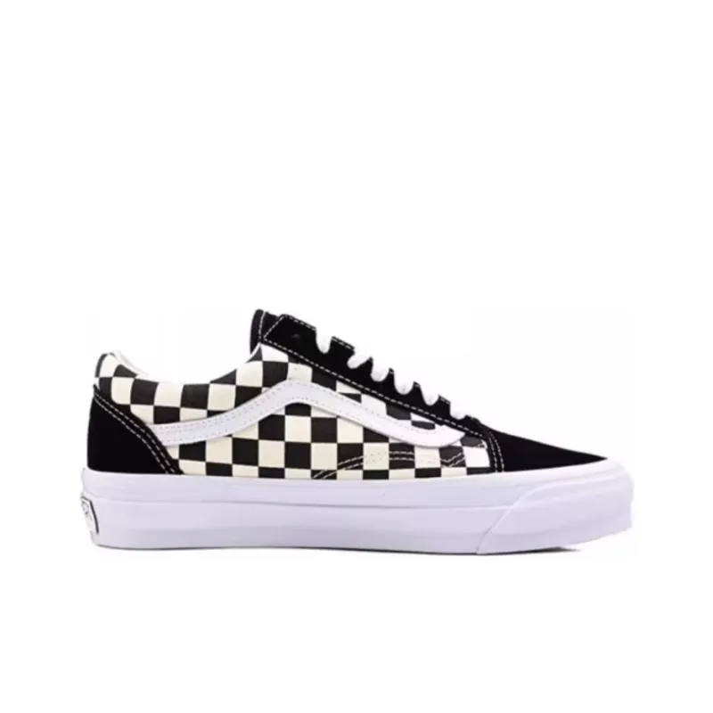Vans Old Skool 36 Lx Checkerboard White Black-1