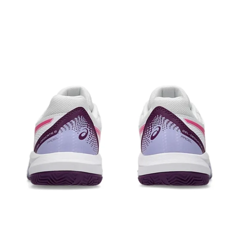 Asics Gel Dedicate 8 Padel White Dragon Fruit Women's-3