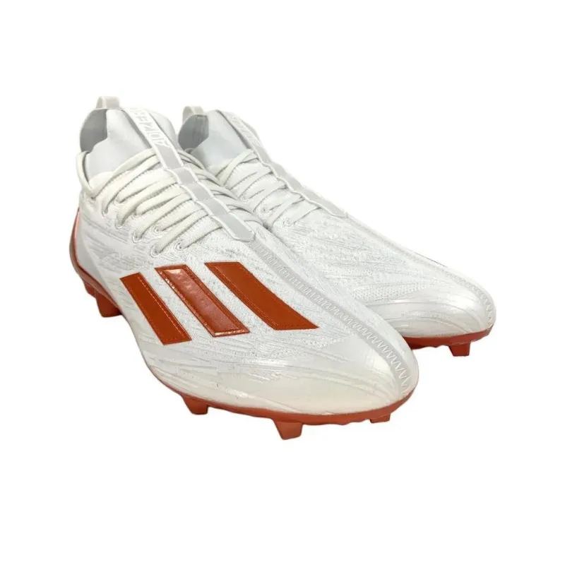 Adidas Adizero Primeknit Cleats 'White Orange'-2