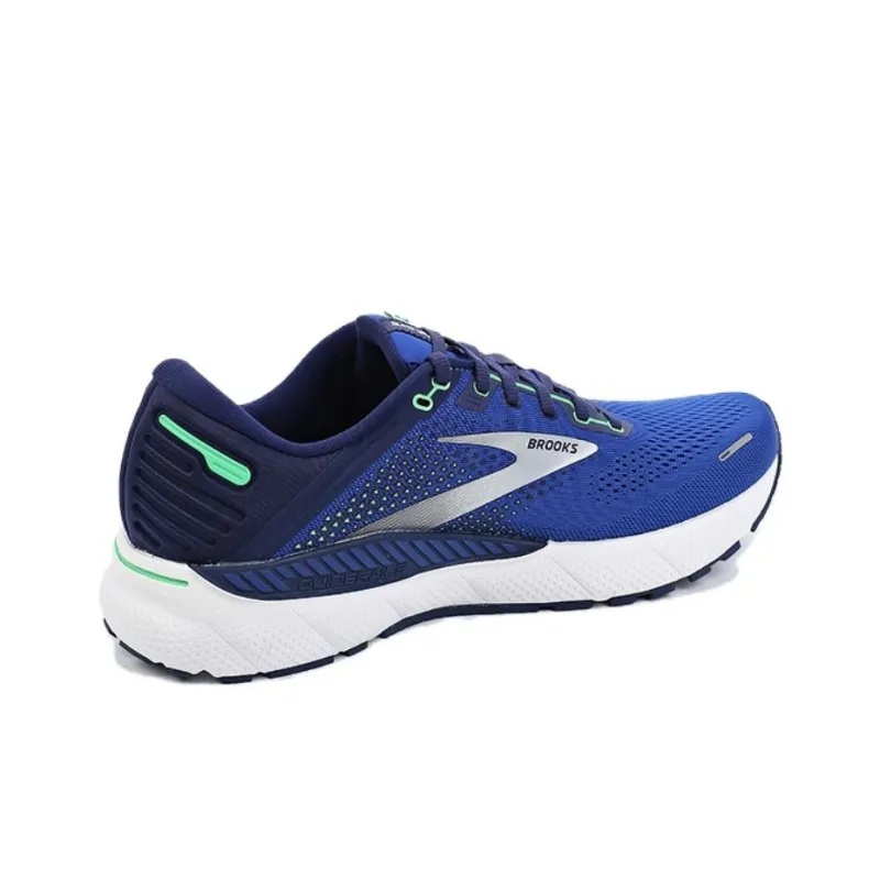 Brooks Adrenaline GTS Slip Resistant Low Top Running Shoes Men's Blue White-2
