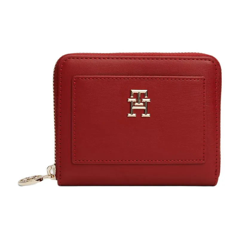 Tommy Hilfiger Polyurethane Wallet Medium Size Women's Red-0