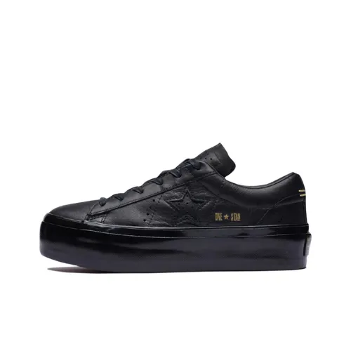 Converse One Star Platform Ox 'Black'