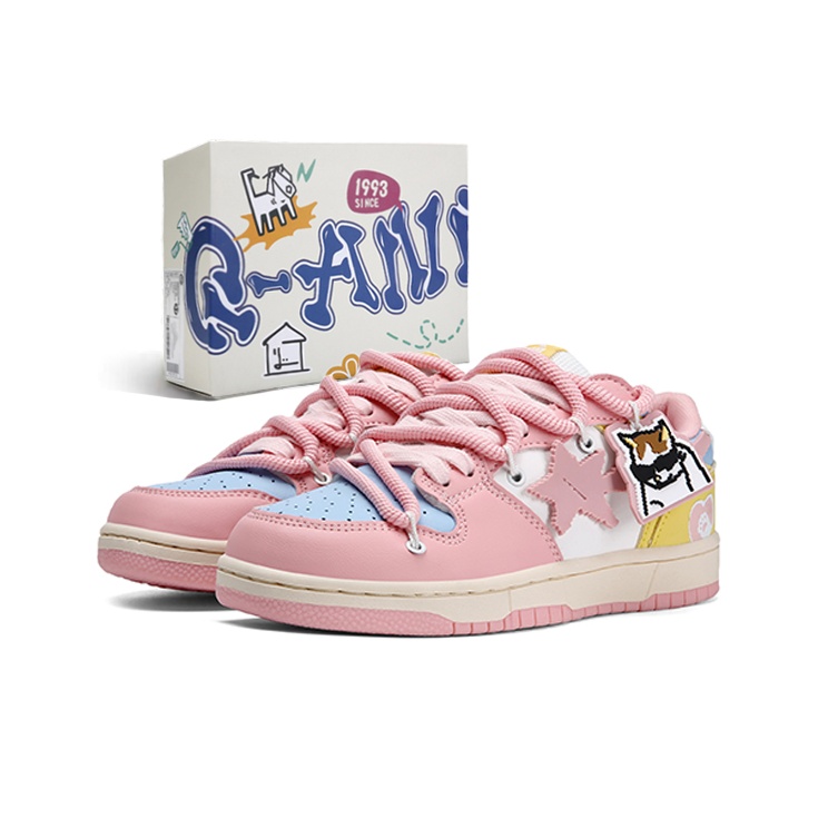 Q-AND Skateboarding Shoes Unisex Swag - POIZON