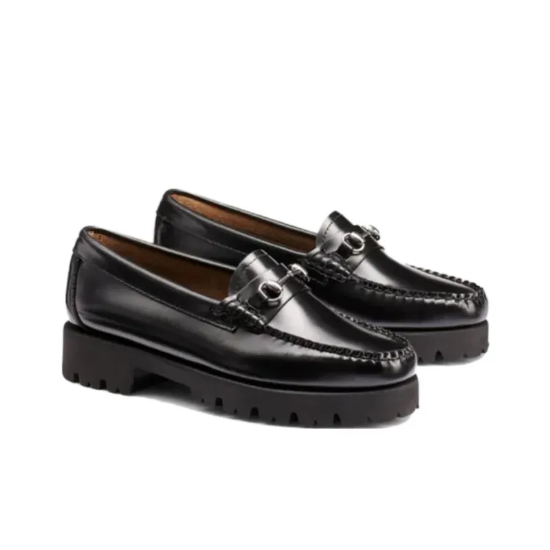 G.H. Bass & Co. Lianna Bit Super Lug Loafers 3.5cm Women's Black-2