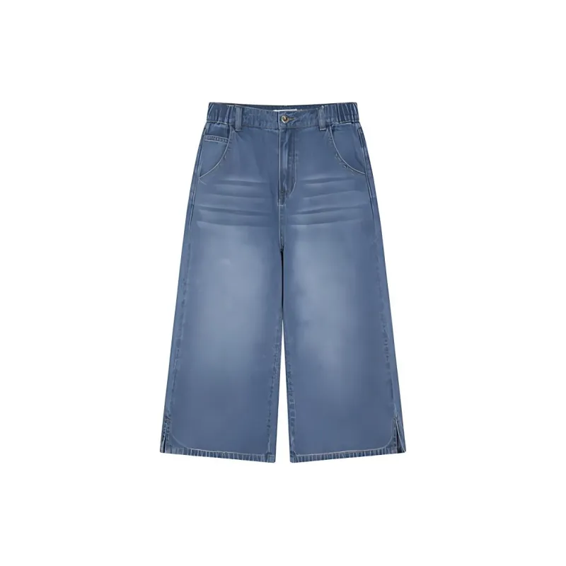 Mo Han Yi Mei Jeans Women's Vintage Blue-1