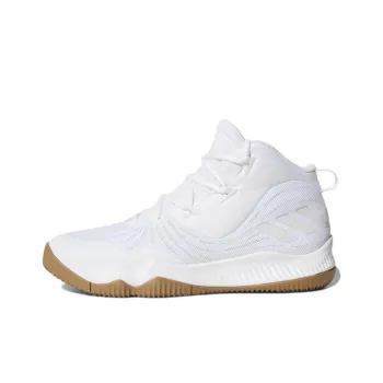 Adidas D Rose Dominate 3 Slip-Resistant Breathable High-Top Basketball Shoes Men's White