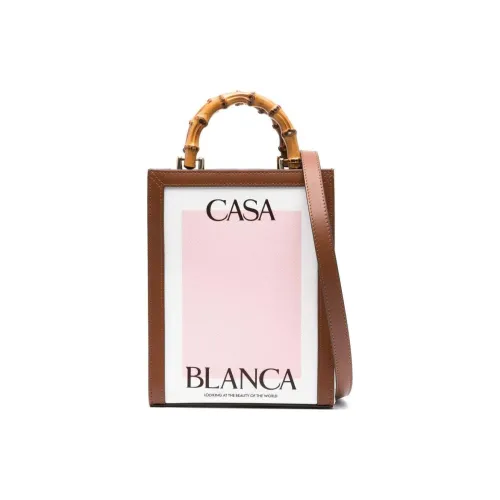 CASABLANCA Mini Casa Canvas Tote Bag