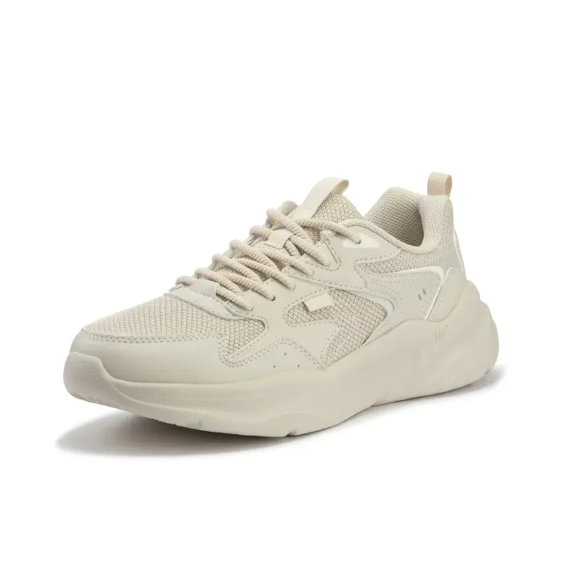 361° Ode Wear-resistant And Waterproof Low-Top Casual Shoes Women's Oat Milk-1