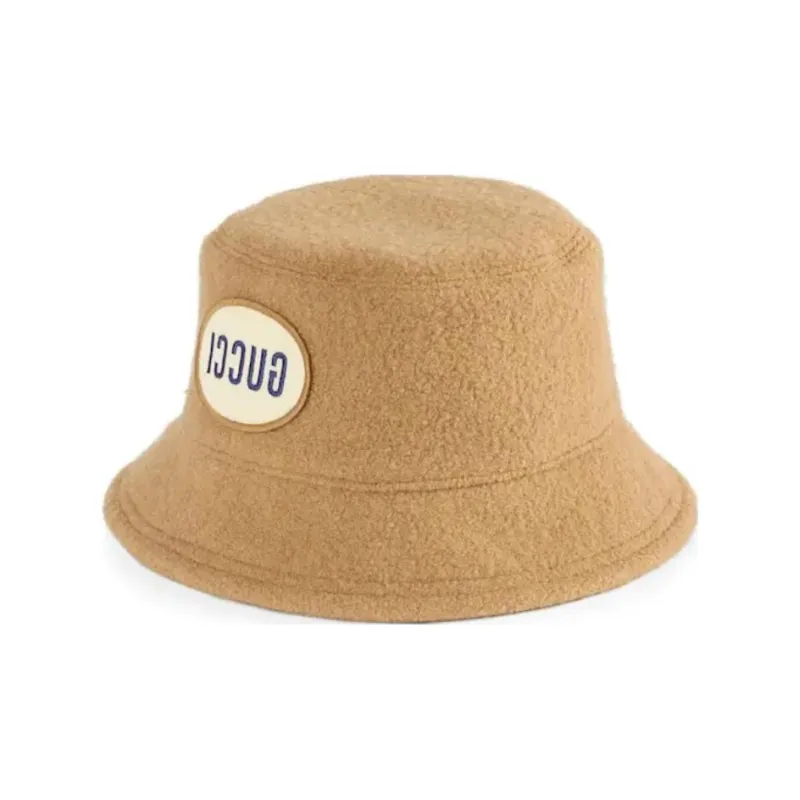 GUCCI Cotton Bucket Hats Unisex Apricot-0