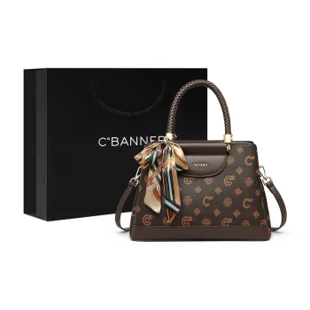 C°BANNER Synthetic Leather Handbag Women's Coffee
