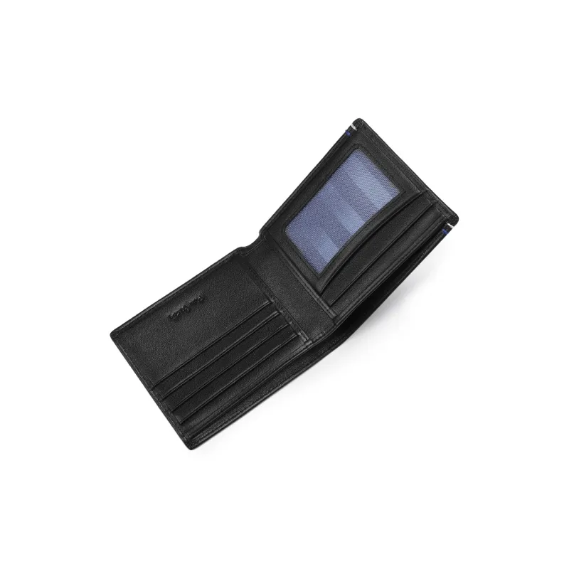 PIERRE CARDIN Minimalist Style Cow Leather Wallet Card Holder With Multiple Card Slots Regular Men's Black-3