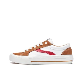 Odd CIRKUS x Vision Street Wear Astley Pro Low Top Skateboard Shoes Unisex Vintage Brown Color Blocking