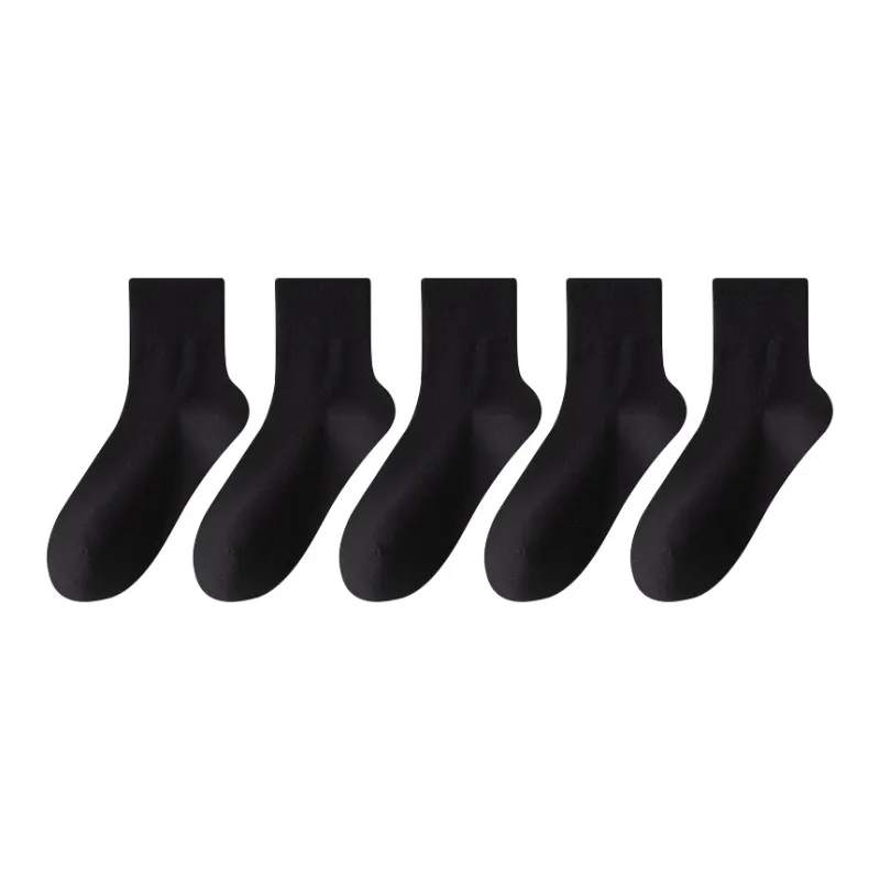 Mulong Family Mid Calf Socks Men's 5 Pack-3