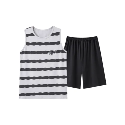 MADALLO Pajama Set Men's Dark Gray