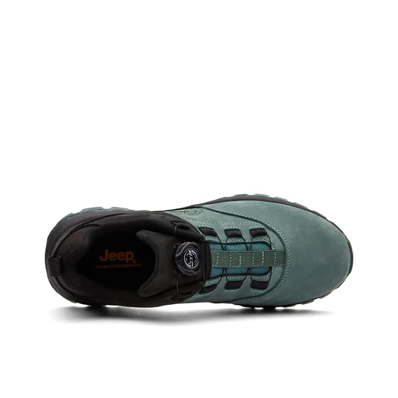 Jeep Rebound Wear Resistant Slip Resistant Low Top Outdoor Shoes Men's Dense Forest Green-3