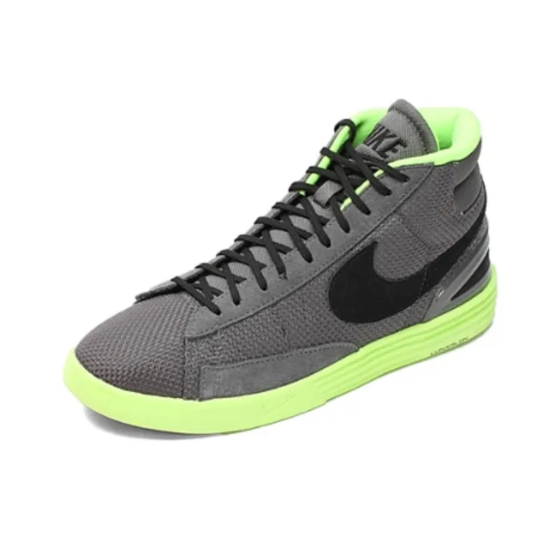Nike Lunar Blazer 555029 Dark Grey/Black Flash Lime-2