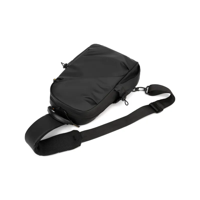 BAODIDAISHU PU Shoulder Bags Sling Bags Regular Men's Gray/Black/Blue-11