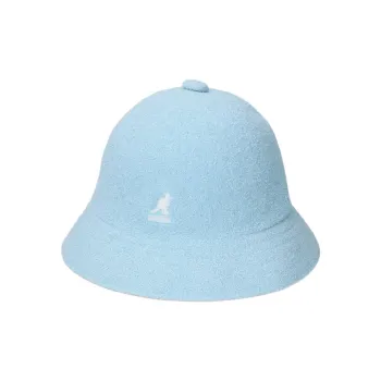 KANGOL Acrylic Polyester Bucket Hats Unisex Light Blue