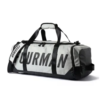 MOYYI Oxford One Shoulder Portable Basketball Bag Crossbody Bag Gym Bag Travel Bag Large Size Men's Gray/Black