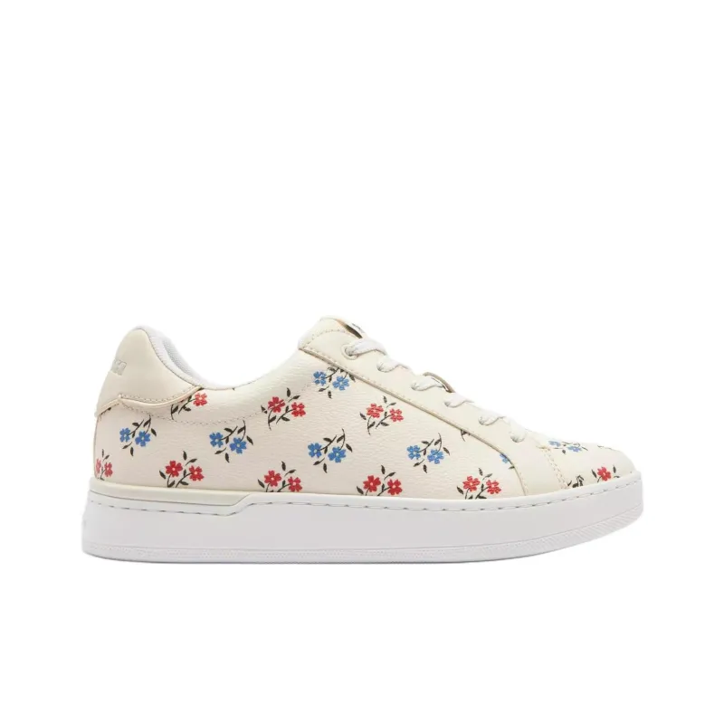COACH Low Top Skateboard Shoes Women's Beige-1