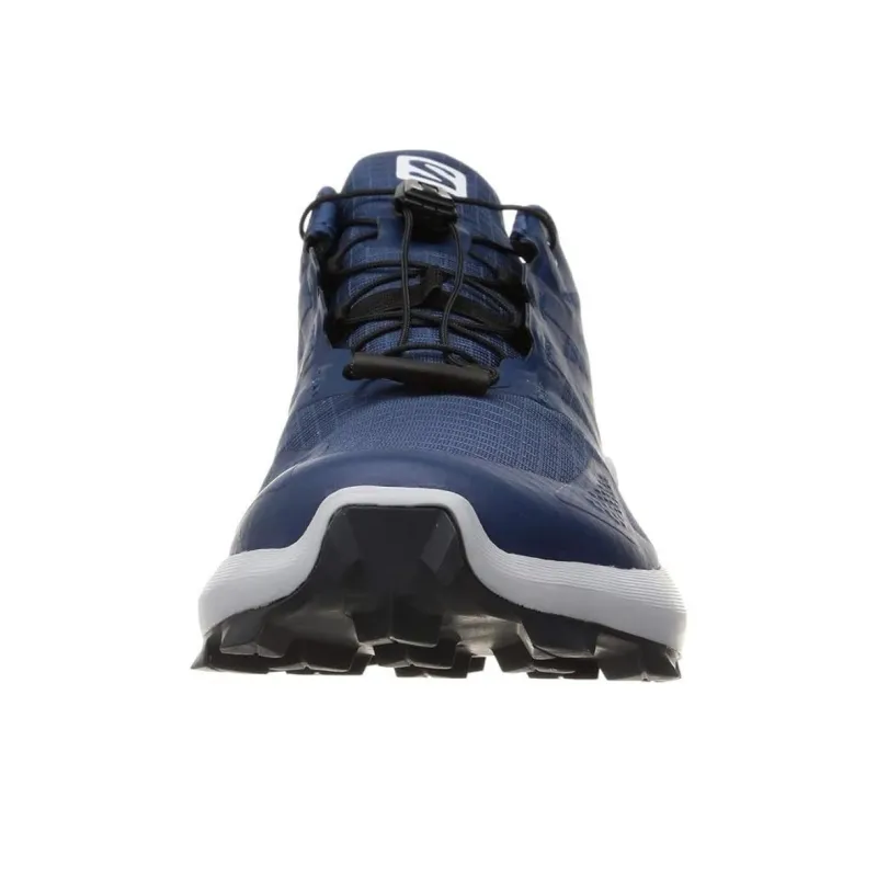 SALOMON Slip Resistant Breathable Supportive Impact Resistant Low Top Running Shoes Men's Denim Blue-4
