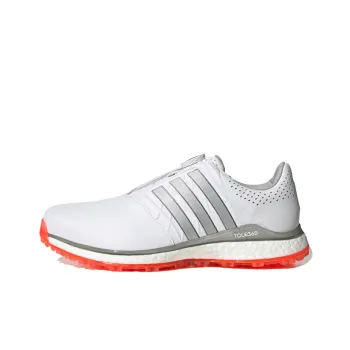 Adidas Tour360 XT SL Boa 2.0 Golf Shoes 'Cloud White Silver Metallic Solar Red'
