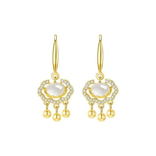 Mom's Gift Chalcedony Earrings Women's