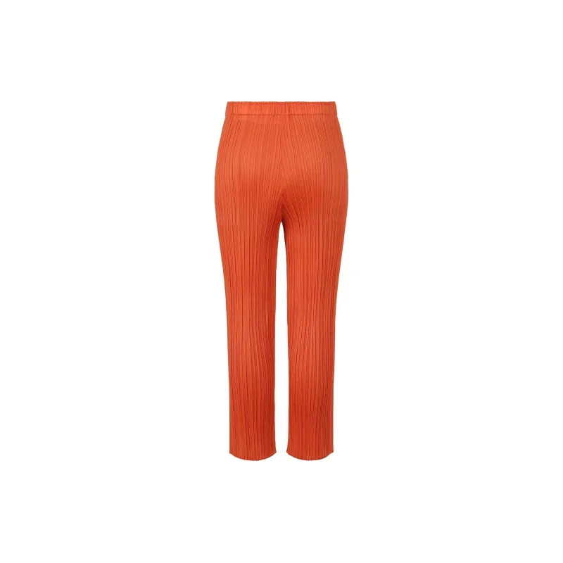 PLEATS PLEASE ISSEY MIYAKE Casual Pants Women's Orange-1