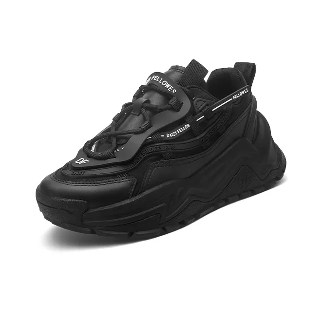 Daisy Fellowes Devil One Chunky Sneakers Unisex Low Top Black-1