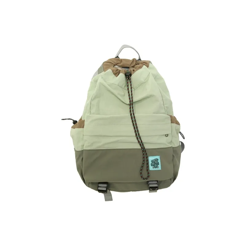 KAKAXI Nylon Backpack Unisex Yellow/Green-4