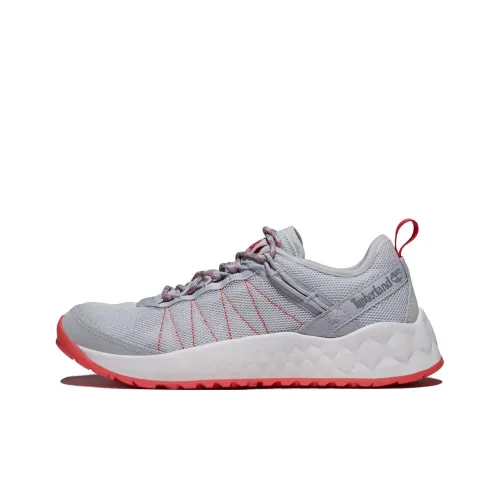 Timberland Solar Wave Running Shoes Women's Low-Top Gray/Red