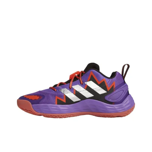 Adidas Exhibit A Vintage Basketball Shoes Men Low-Top Purple/Red