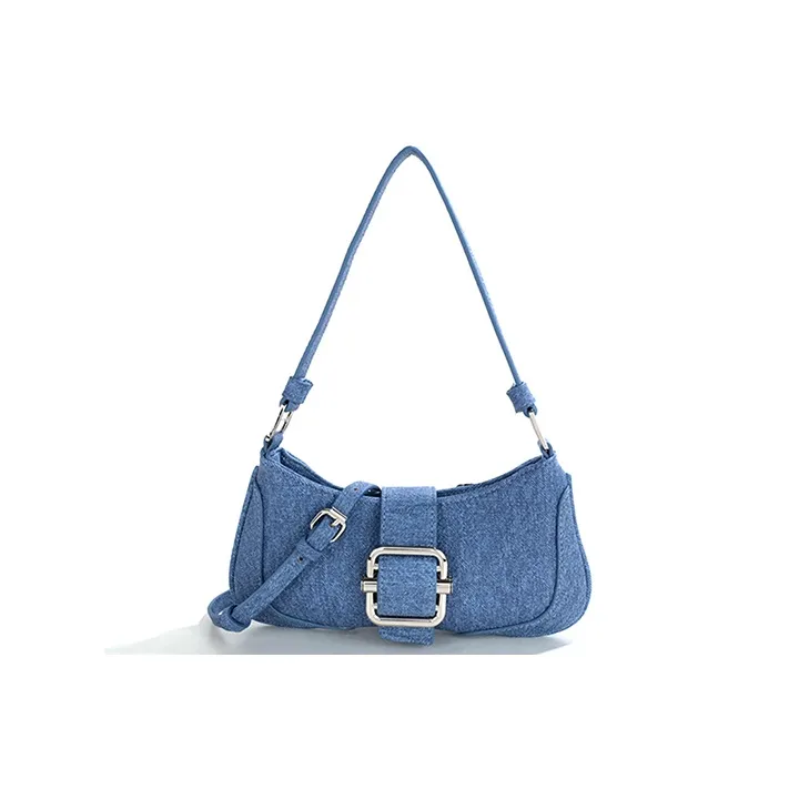 HAWA PU/Canvas Canvas Bag Shoulder Bag Baguette Bag Dumpling Bag Shoulder Bag Medium Size Women's Multicolor-14