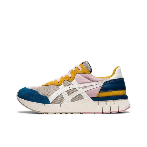 Onitsuka Tiger Casual Shoes Unisex Low-Top Blue/Yellow/Pink