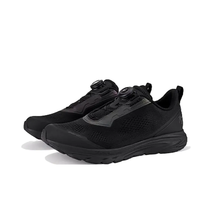 DESCENTE Cushioned Wear Resistant Breathable Low Top Casual Running Shoes Men's Black-1