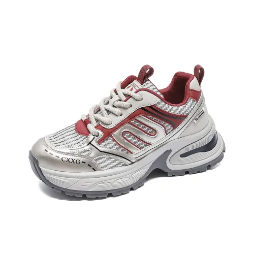 LISATANG Cushioning Anti-Slip And Wear-Resistant Low-Top Chunky Sneakers Women's