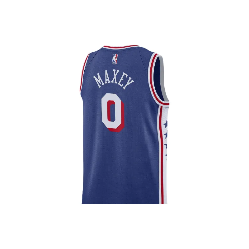 Nike Nba Tyrese Maxey Philadelphia 76ers Swingman 2023/24 Icon Edition Jersey-1