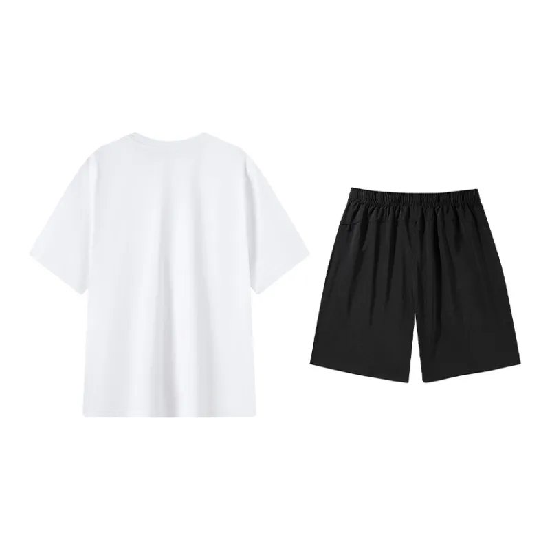 PEAK Casual Sportswear Unisex White+Black-1