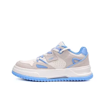 VOIT Skateboard Shoes Women's Low Top White/Sky Blue